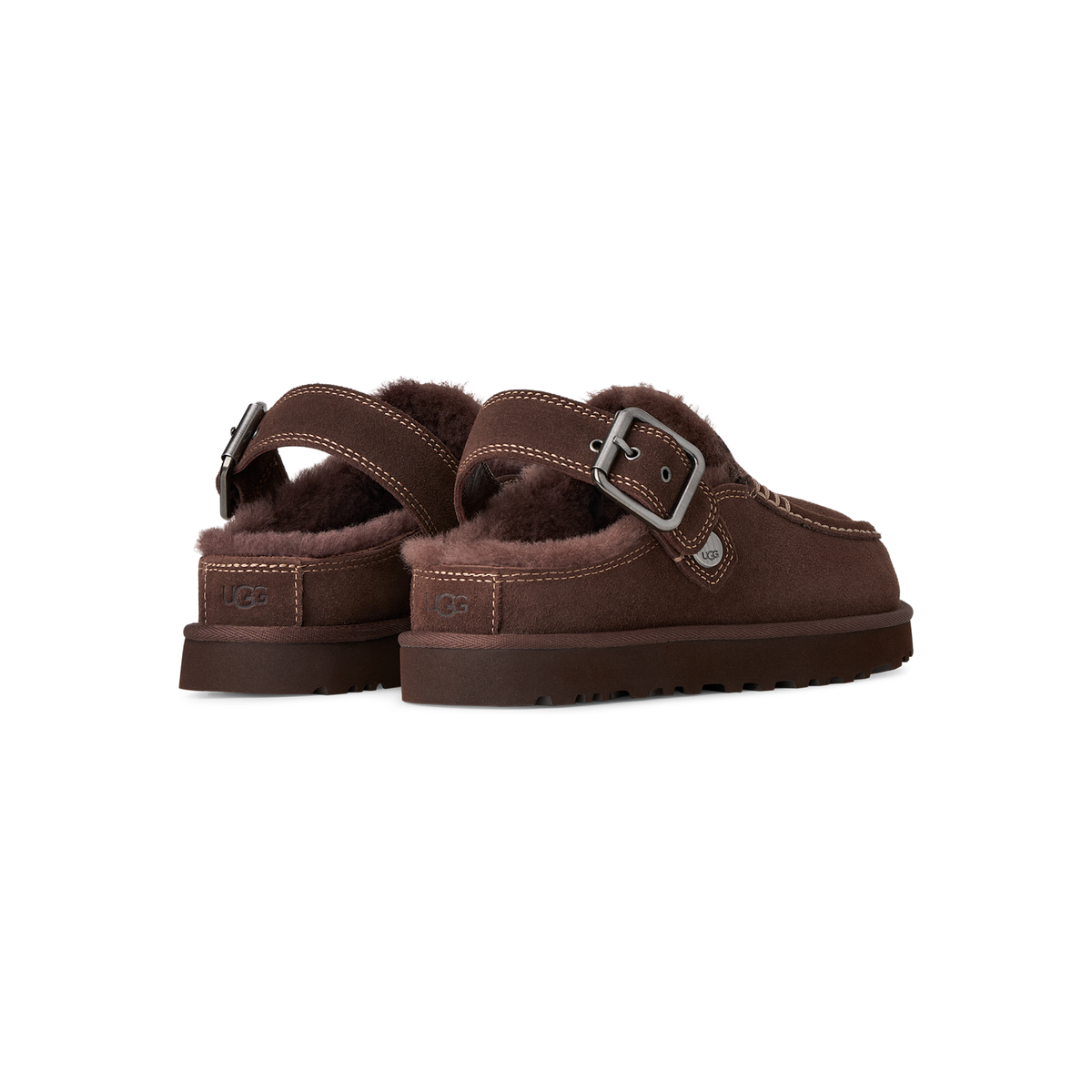 UGG Goldenstar Evelina Clog in Burnt Cedar, women's rear view