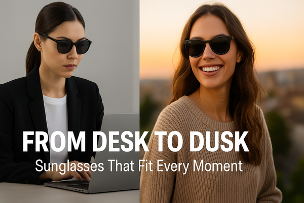 From Desk to Dusk — Sunglasses That Fit Every Moment