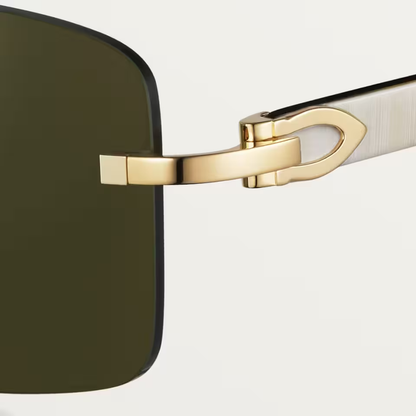 Sunglasses with Elongated C de Cartier motif