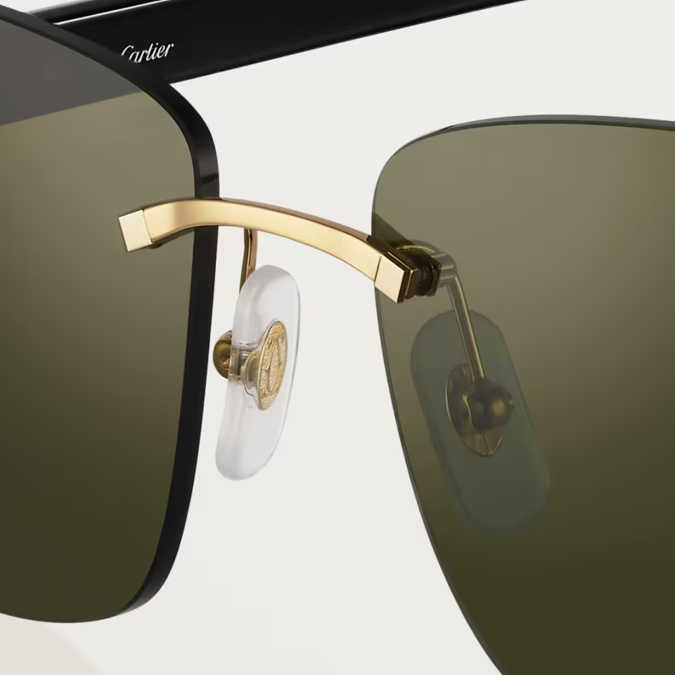 Sunglasses with Elongated C de Cartier motif