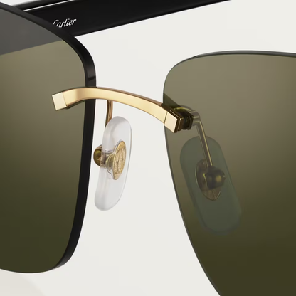 Sunglasses with Elongated C de Cartier motif