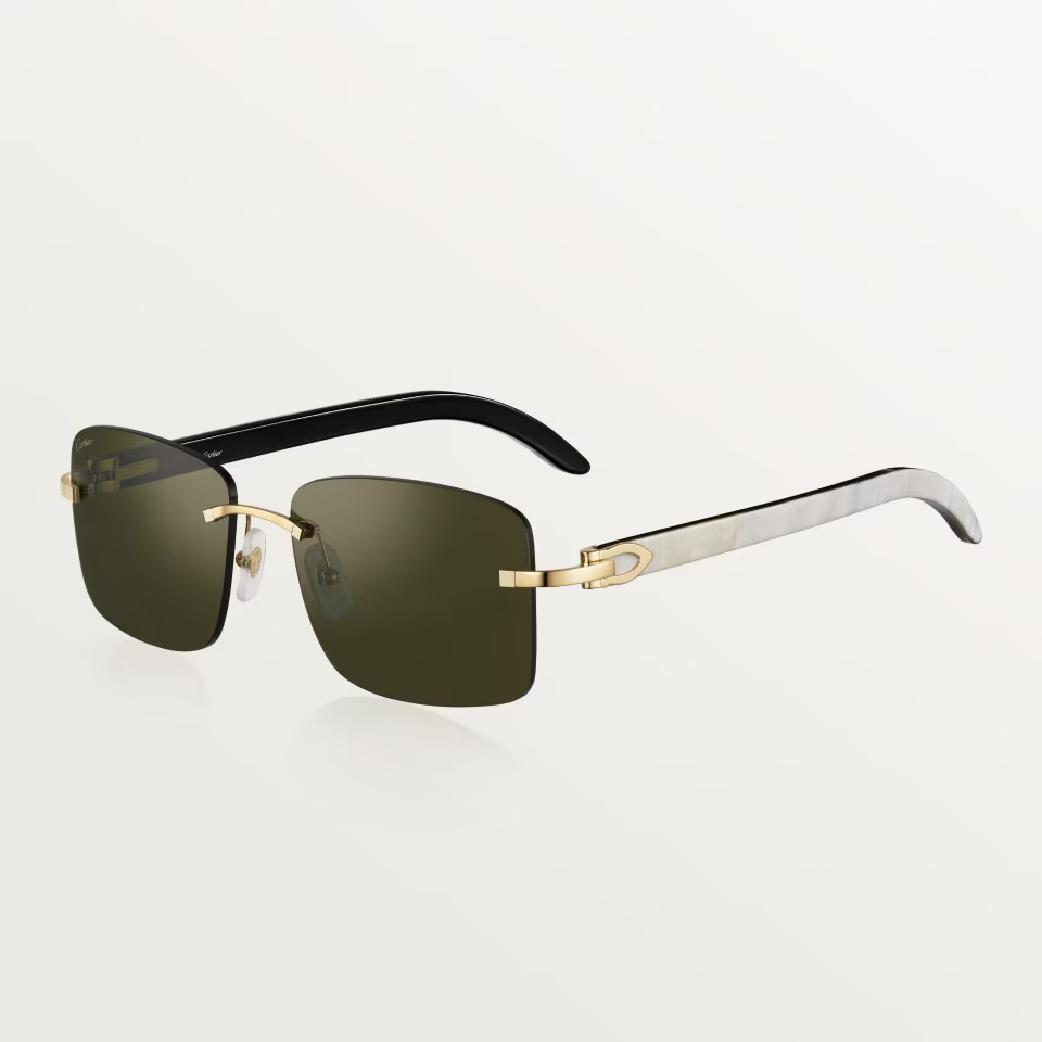 Sunglasses with Elongated C de Cartier motif