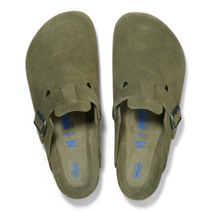 Birkenstock Boston Soft Footbed Thyme Tonal FB — top view