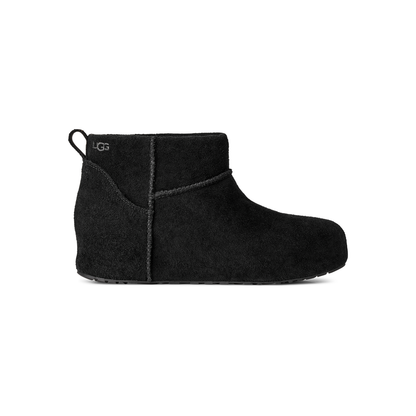 UGG Classic Mini Enwrap Boot in Black, women's side profile