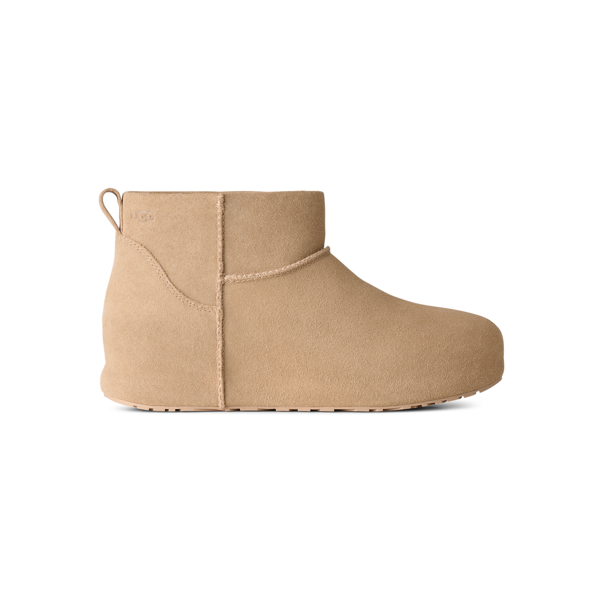 UGG Classic Mini Enwrap Boot in Mustard Seed, women's side profile
