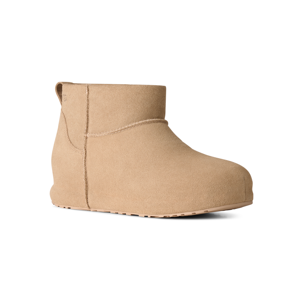UGG Classic Mini Enwrap Boot in Mustard Seed, women's front angle