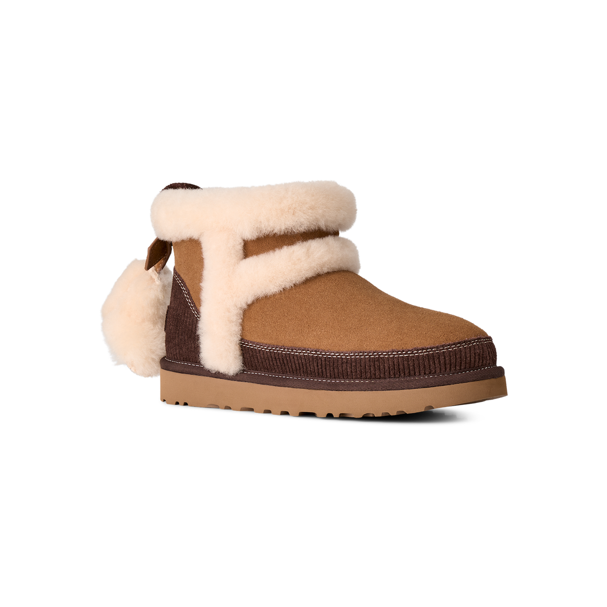 UGG Classic Mini Heritage Boot in Chestnut, women's front angle