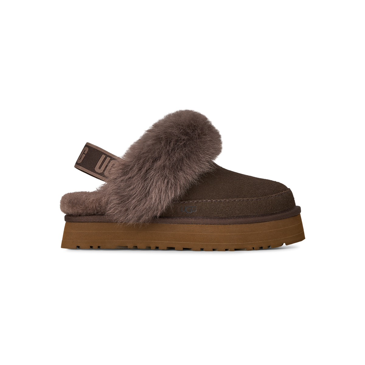 UGG Disquette Chalet Slingback in Dusted Cocoa, women's side profile
