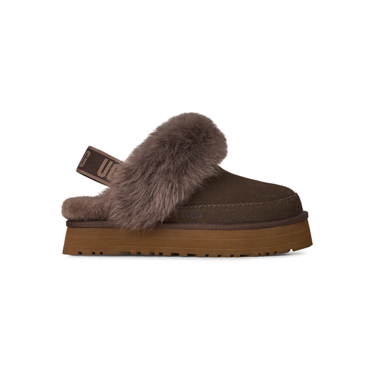 UGG Disquette Chalet Slingback in Dusted Cocoa, women's side profile