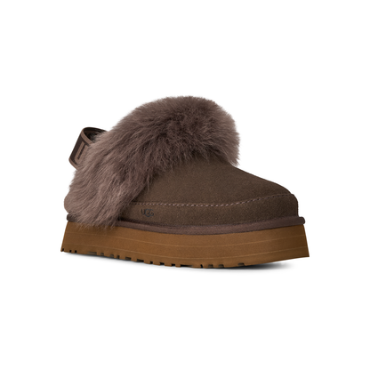 UGG Disquette Chalet Slingback in Dusted Cocoa, women's front angle