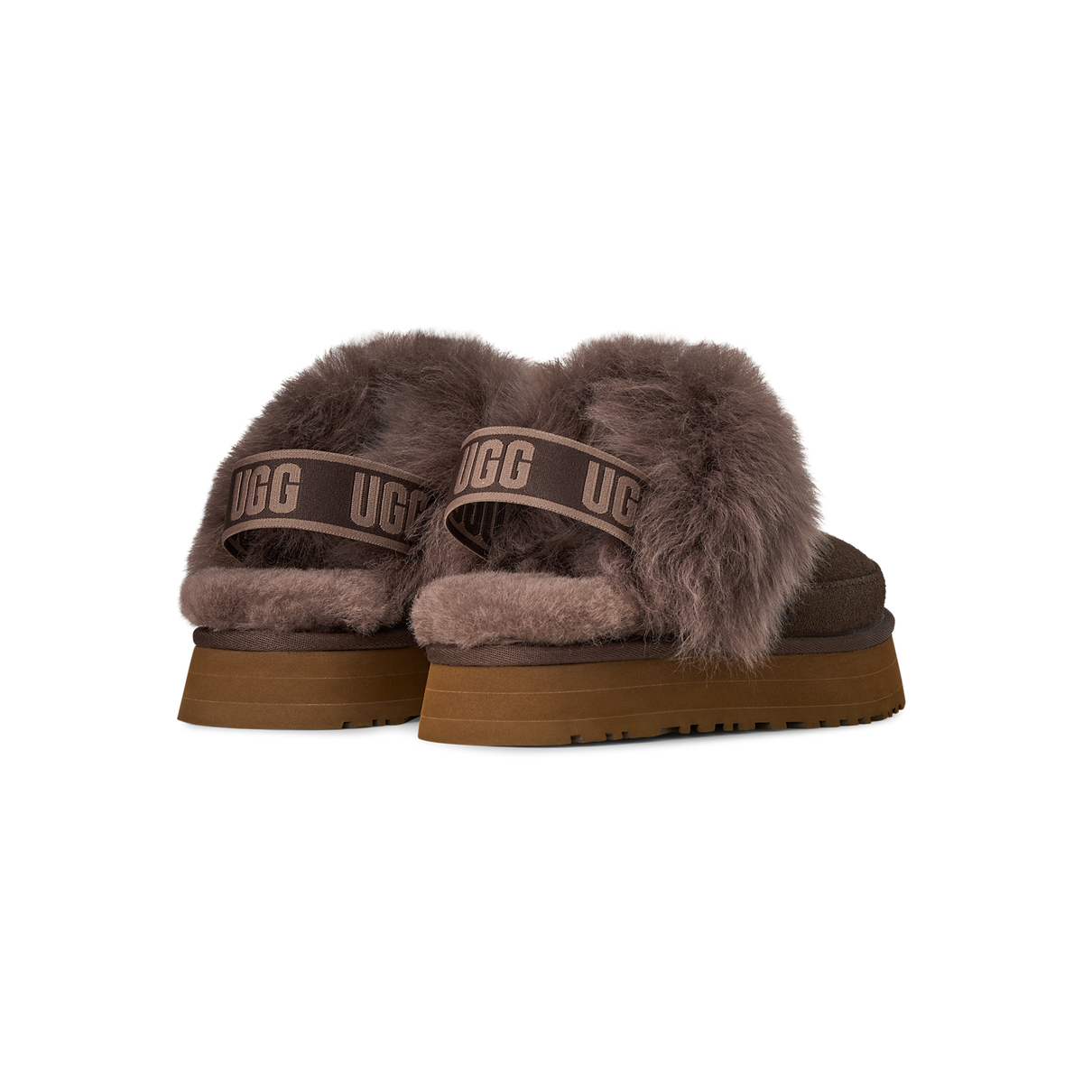 UGG Disquette Chalet Slingback in Dusted Cocoa, women's rear view