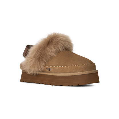 UGG Disquette Chalet Slingback in Light Bronze, women's front angle