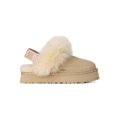 UGG Disquette Chalet Slingback in Sand, women's side profile