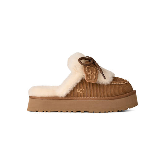 UGG Disquette Heritage in Chestnut, women's side profile