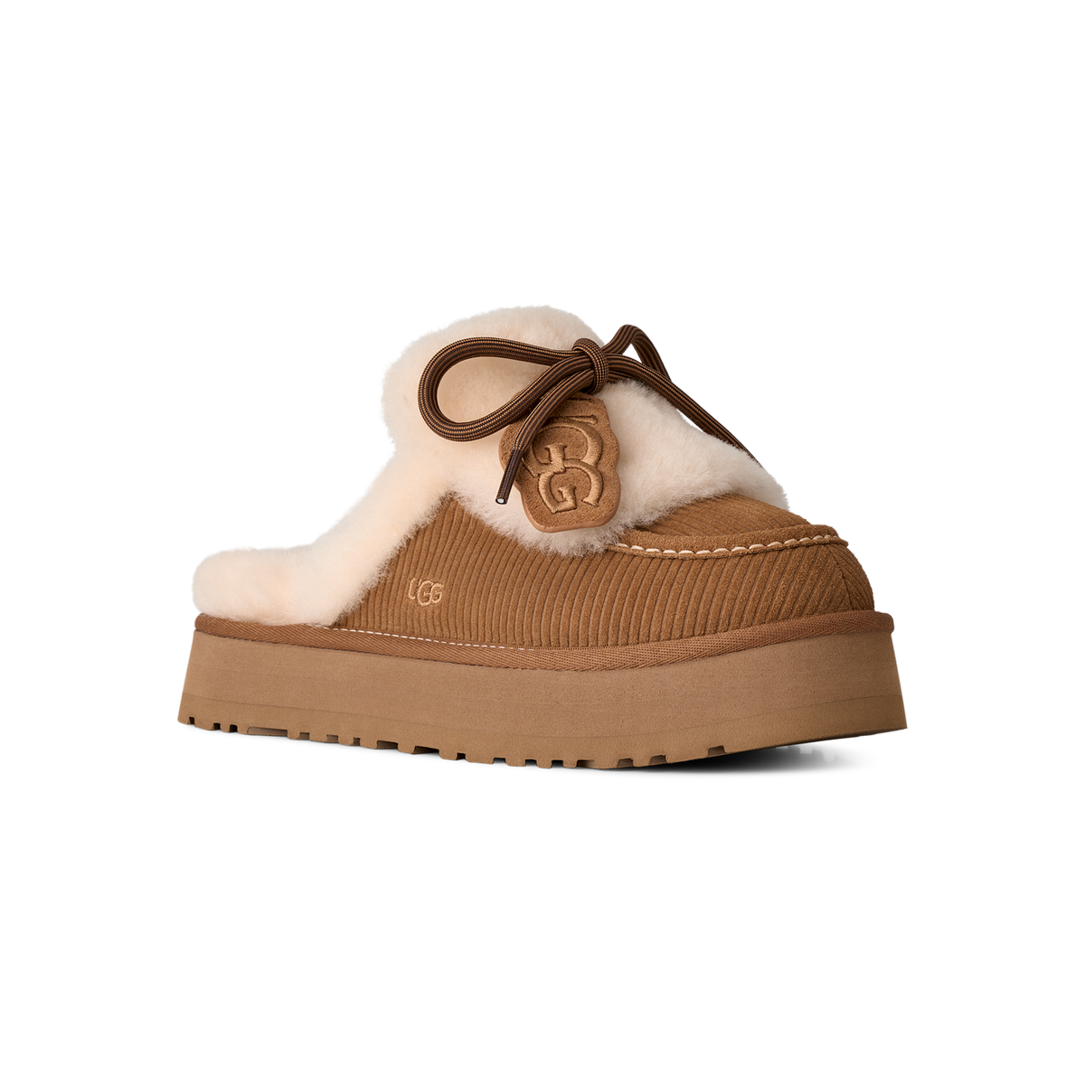 UGG Disquette Heritage in Chestnut, women's front angle