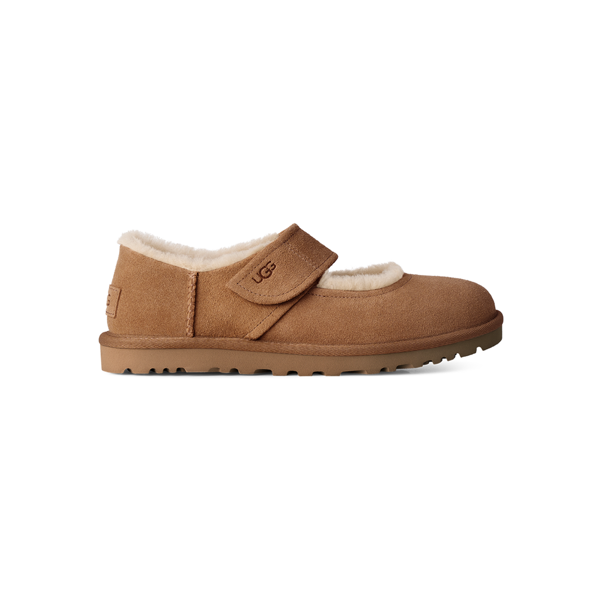 UGG Loria Mary Jane in Chestnut, women's side profile