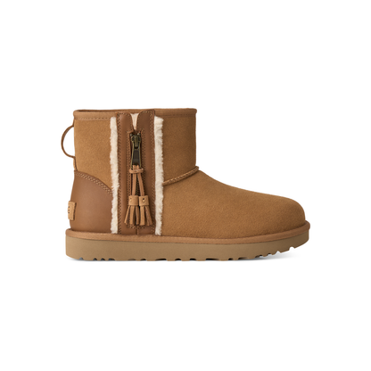 UGG RetroChic Zipper Boot in Chestnut, women's side profile