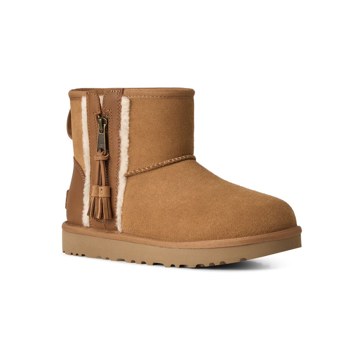 UGG RetroChic Zipper Boot in Chestnut, women's front angle